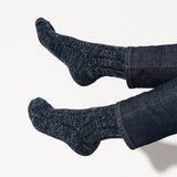 Cotton Twist Womens Socks | Blue