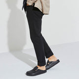 Boston Exquisite | Black Smooth Leather