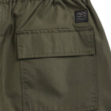 Non Down Military Reversible Wide Shorts | Black