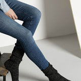Cotton Twist Womens Socks | Black