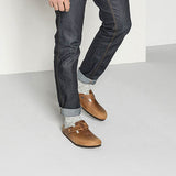 Cotton Slub Mens Socks | Grey/White