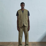 3036 Drill Zip-Up Vest | Moss