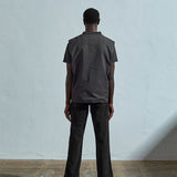 3029 Canvas Vest w/Patch Pockets | Charcoal