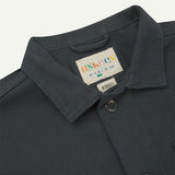 3001 Drill Buttoned Overshirt | Charcoal