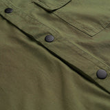 6001 Lightweight Buttoned Overshirt | Olive
