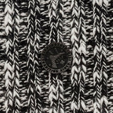 Cotton Slub Mens Socks | Black/Grey