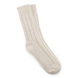 Cotton Twist Men Socks | Off White