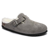 Boston Shearling | Stone Coin Suede