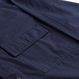 6001 Lightweight Buttoned Overshirt | Midnight Blue