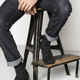 Cotton Twist Mens Socks | Black
