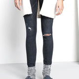Cotton Slub Womens Socks | Blue/White