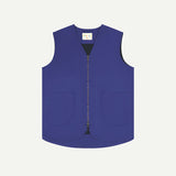 3036 Drill Zip-Up Vest | Ultra Blue