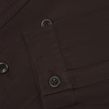 3024 Drill Overshirt w/ Layered Pockets | Dark Plum