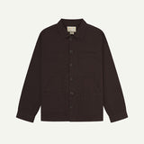 3024 Drill Overshirt w/ Layered Pockets | Dark Plum