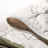 Vintage Parachute Line Quilted Blanket | Olive