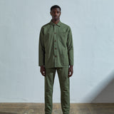 3001 Button Overshirt | Coriander