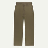 5022 Herringbone Barrel Leg Pants | Deep Taupe