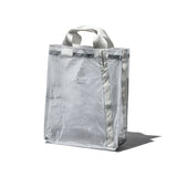 Covered Parachute Document Bag | White