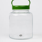 Glass Tesage Hand Bottle | Green