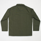 3027 Canvas Button Overshirt | Coriander