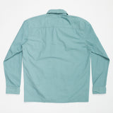 6001 Lightweight Buttoned Overshirt | Eucalyptus