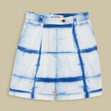 Marisol Shorts | Shibori Natural Indigo
