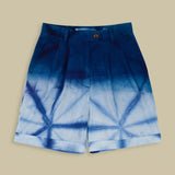 Marisol Shorts | Shibori Ombre Natural Indigo