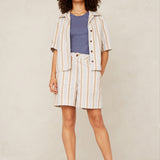 Morrigan Shirt | Ecru Hemp Stripe