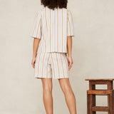 Morrigan Shirt | Ecru Hemp Stripe