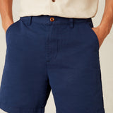 Cronus Shorts | Worker Blue Linen Mix