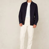 Enda Shirt | Indigo Stripe Hemp
