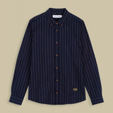 Enda Shirt | Indigo Stripe Hemp