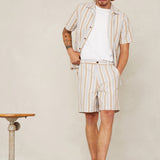 Balder Shirt | Ecru Hemp Stripe
