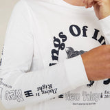 Conri L/S T-Shirt | White Shishi