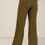 Jane Corduroy Jeans | Moss Green