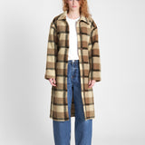 Isolde Coat | Beige Check