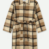 Isolde Coat | Beige Check