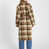 Isolde Coat | Beige Check