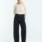Leila Jeans | Holo Black Used