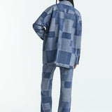 Seimei Jacket | Jacquard Denim