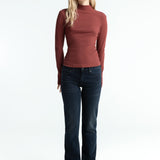 Jacobina Long Sleeve T-Shirt | Madder Brown