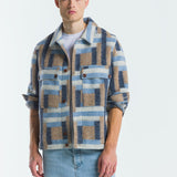 Donovan Overshirt | Square Jacquard