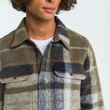 Donovan Overshirt | Burnt Olive Check