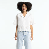 Ryanna Shirt S/S | White Japan Crest