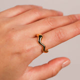 Wave Ring Gold