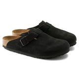 Boston Soft Footbed | Black Suede