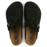 Boston Soft Footbed | Black Suede