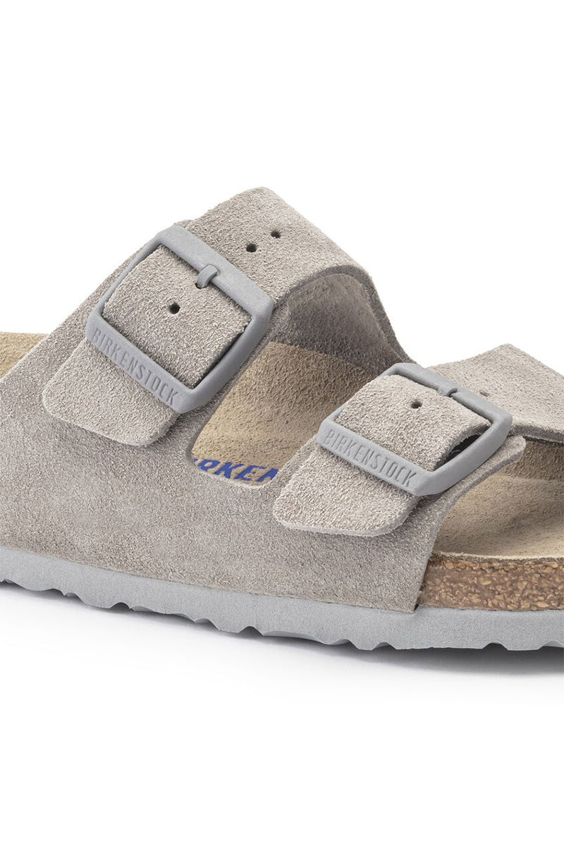 BIRKENSTOCKArizona Soft Footbed | Stone Coin Suede36
