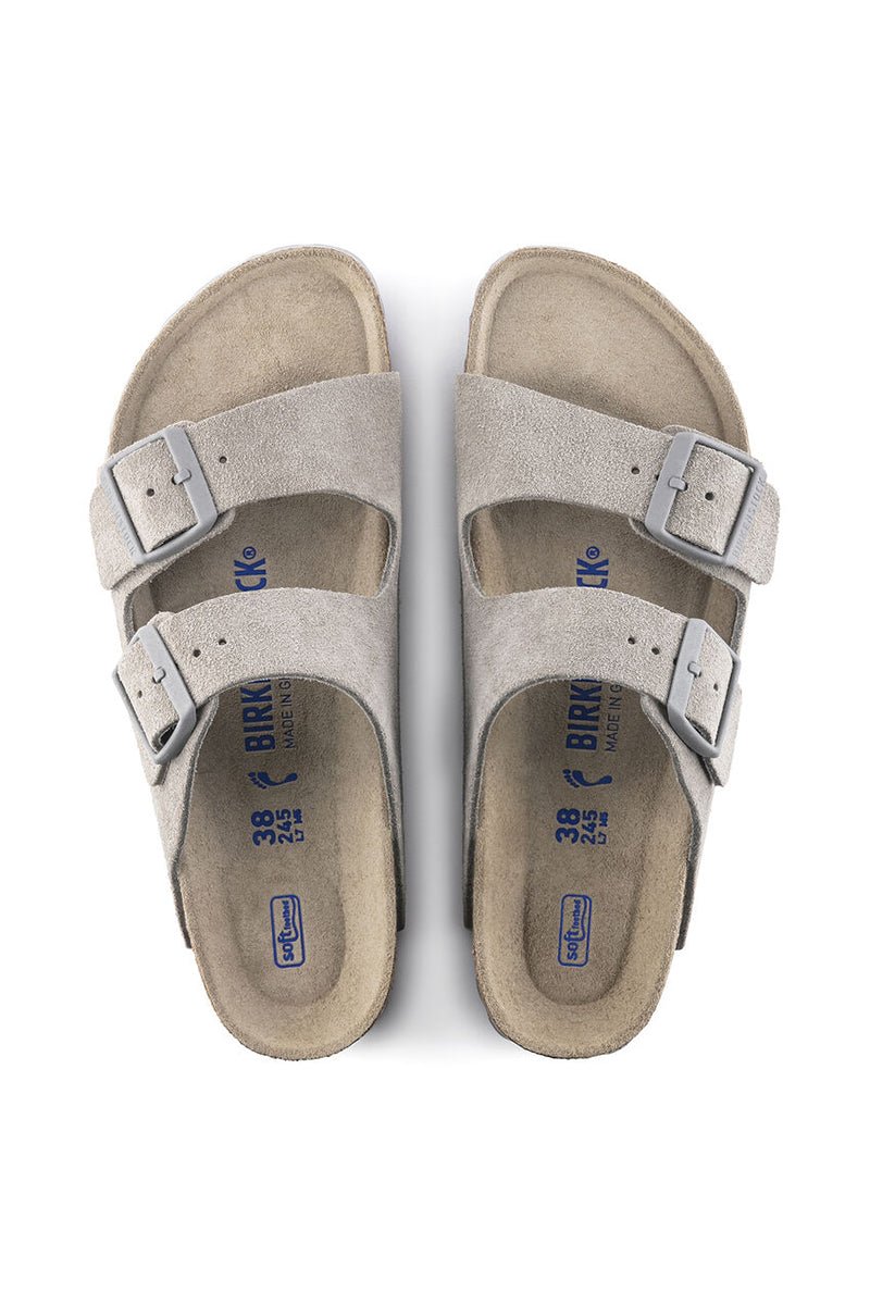 BIRKENSTOCKArizona Soft Footbed | Stone Coin Suede36