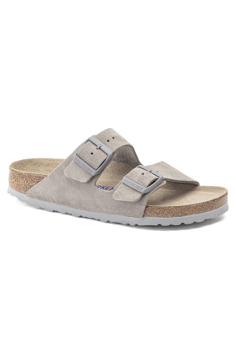 BIRKENSTOCKArizona Soft Footbed | Stone Coin Suede36